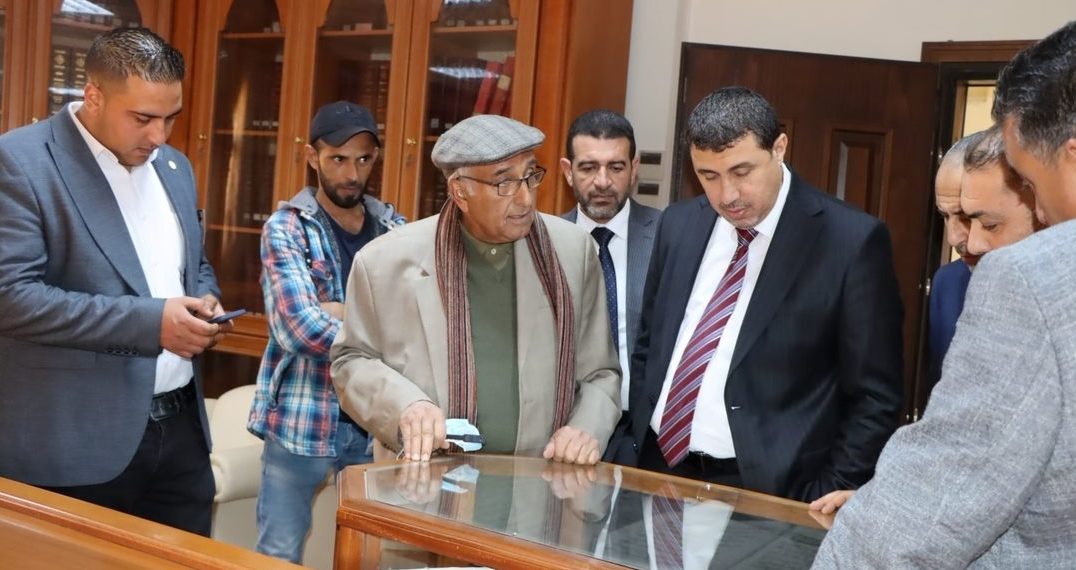 |زيارة وفد ديوان مجلس الوزراء الليبي إلى المركز|