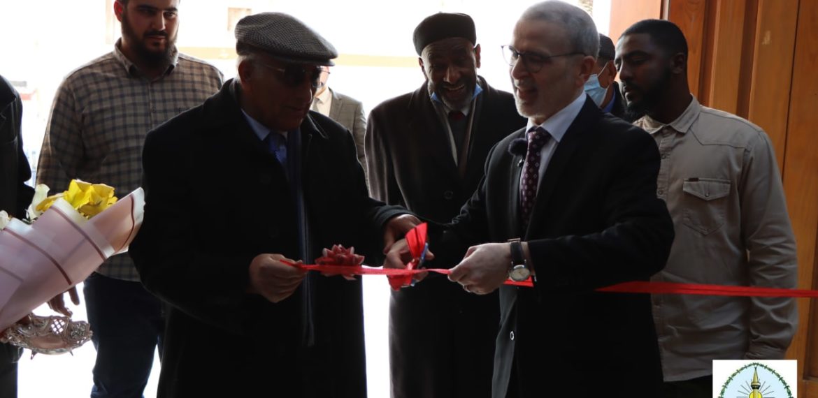 زيارة المهندس مصطفى صنع الله رئيس مجلس الإدارة بالمؤسسة الوطنية للنفط إلى المركز الليبي للمحفوظات والدراسات التاريخية.