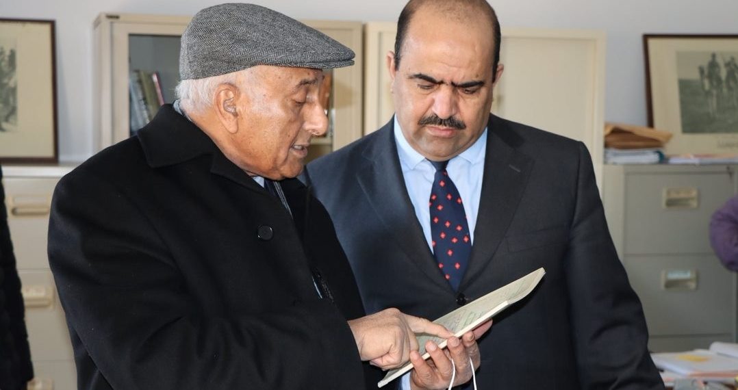 زيارة سفير دولة الجزائر لدى ليبيا للمركز الليبي للمحفوظات و الدراسات التاريخية 