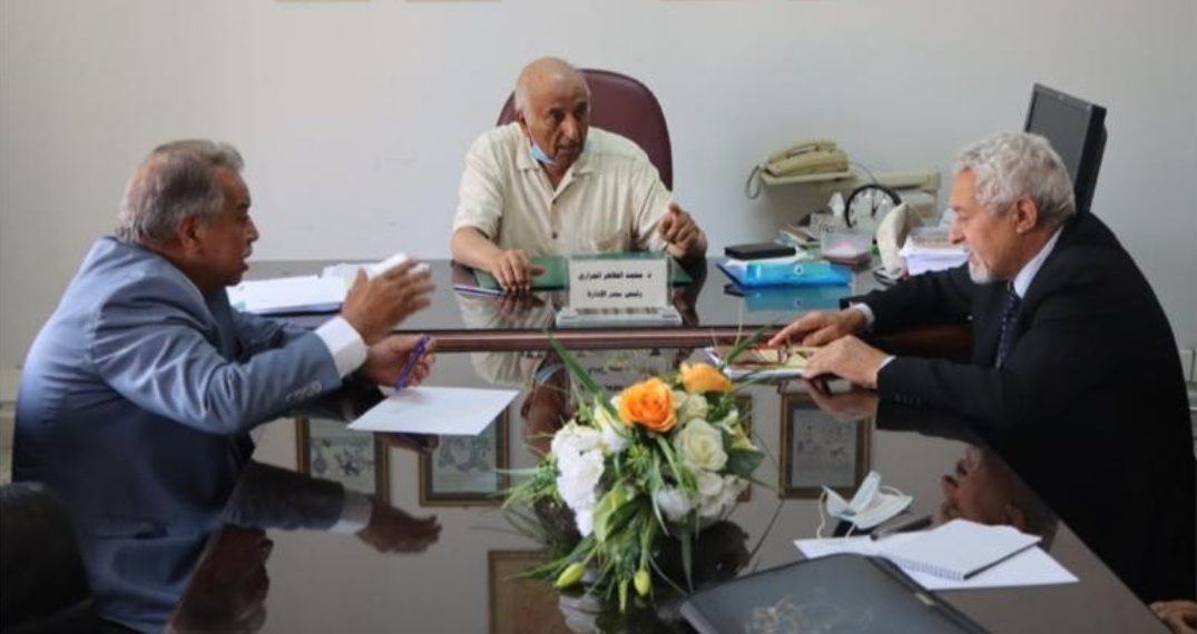 زيارة وفد من وزارة الخارجية الليبية للمركز الليبي للمحفوظات والدراسات التاريخية.   